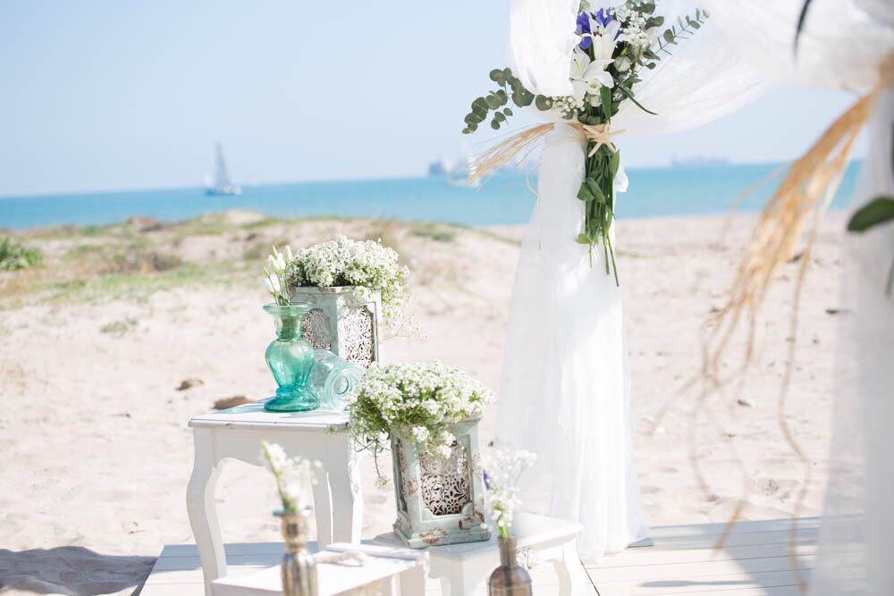 Una boda en la playa del sueño